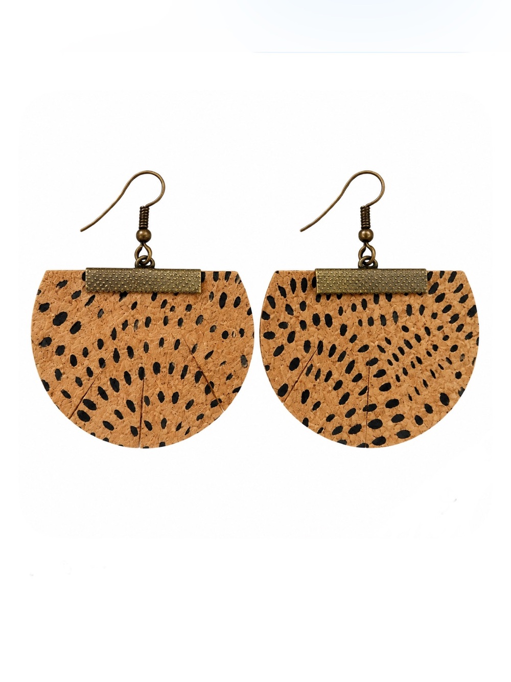 Boho Leopard Print Statement Earrings